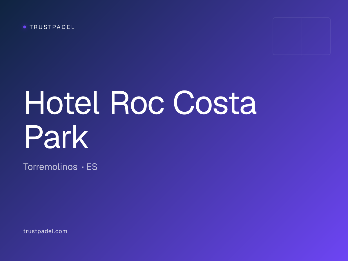 Hotel Roc Costa Park padel club