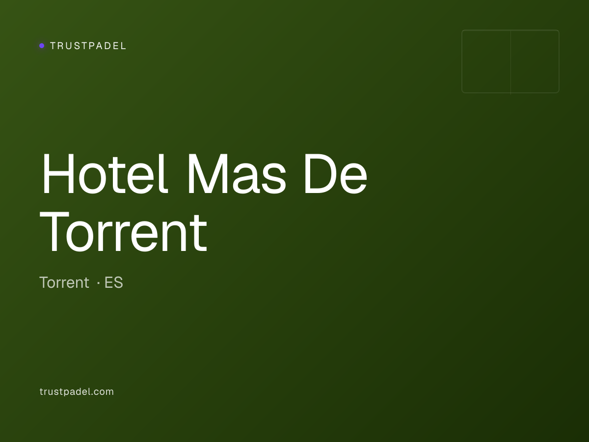 Hotel Mas De Torrent padel club