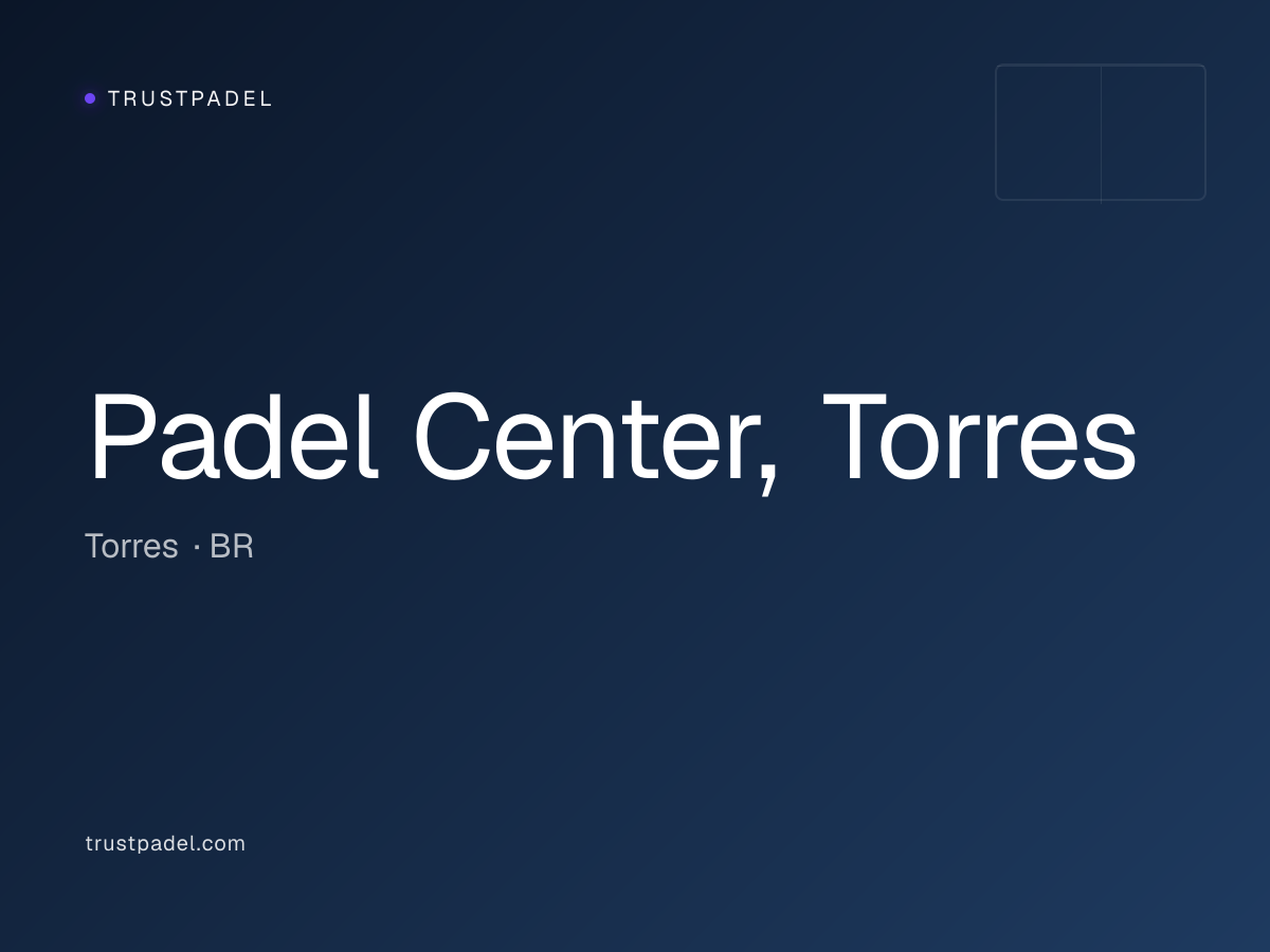 Padel Center, Torres padel club