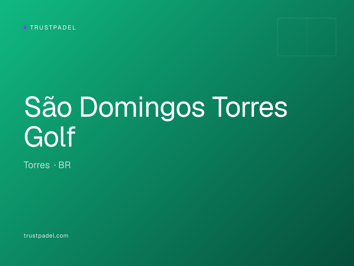São Domingos Torres Golf padel club