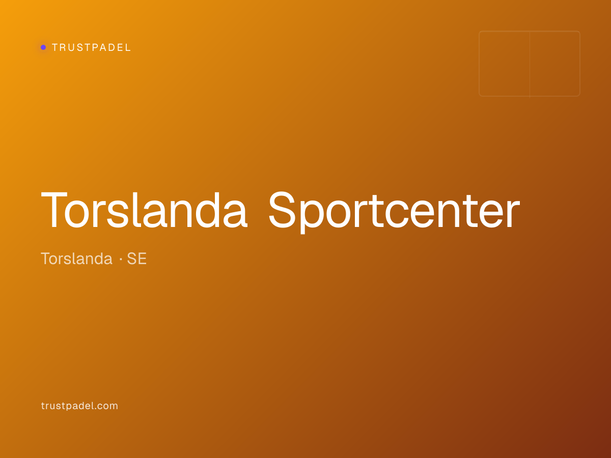Torslanda Sportcenter padel club