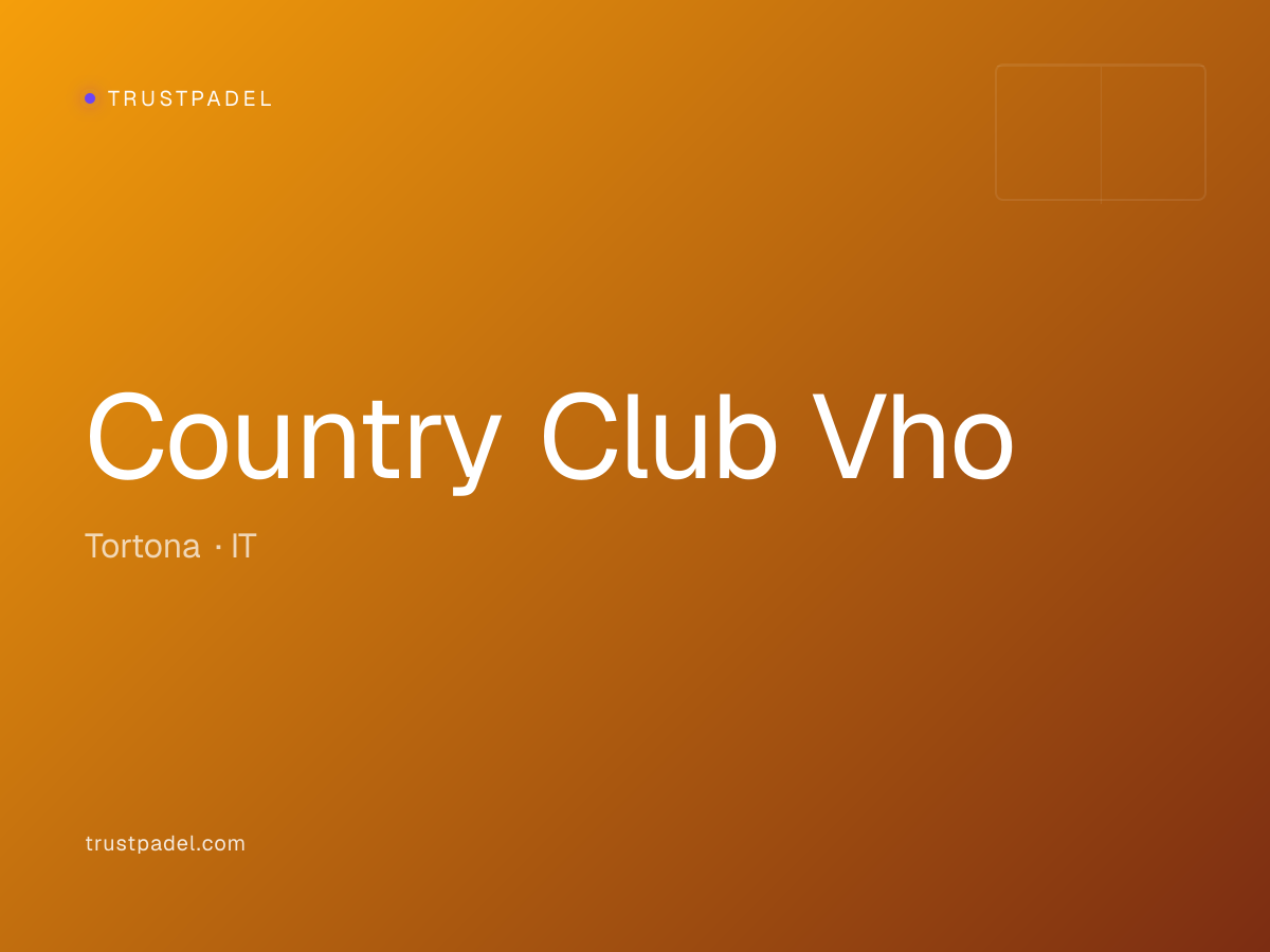 Country Club Vho padel club