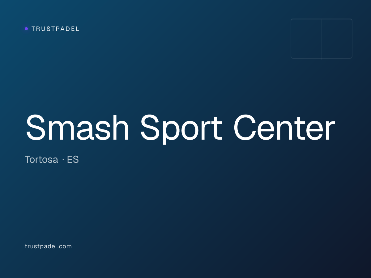 Smash Sport Center padel club
