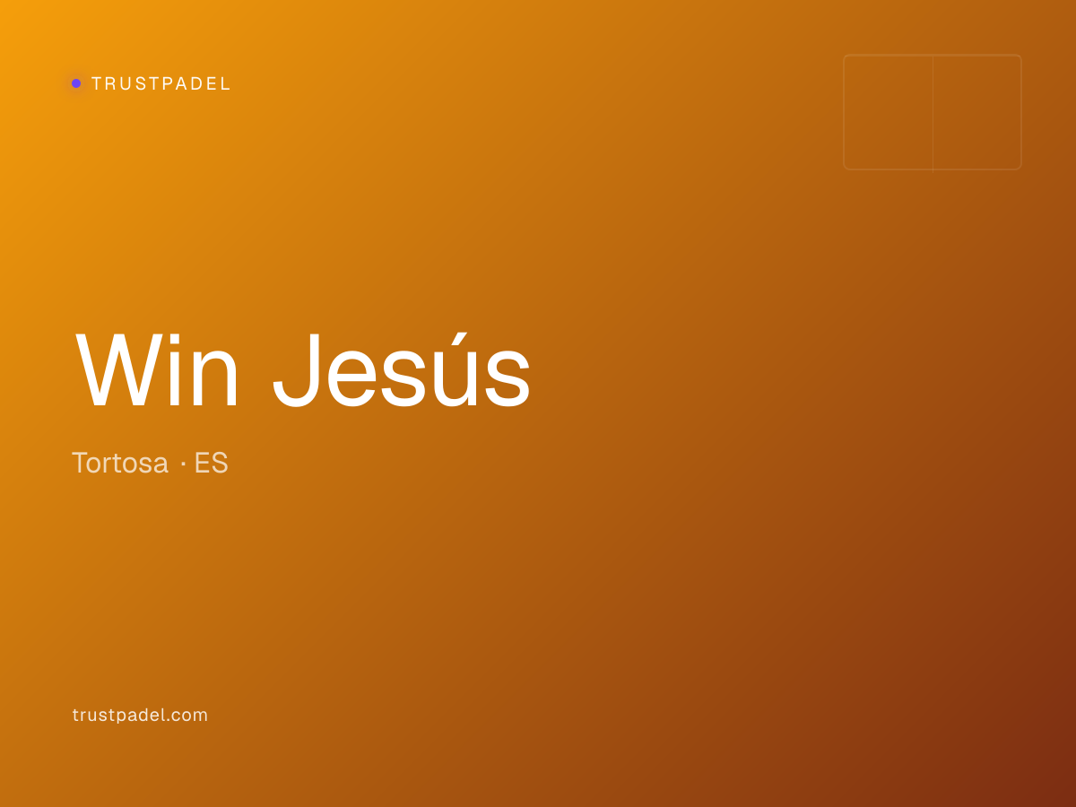 Win Jesús padel club