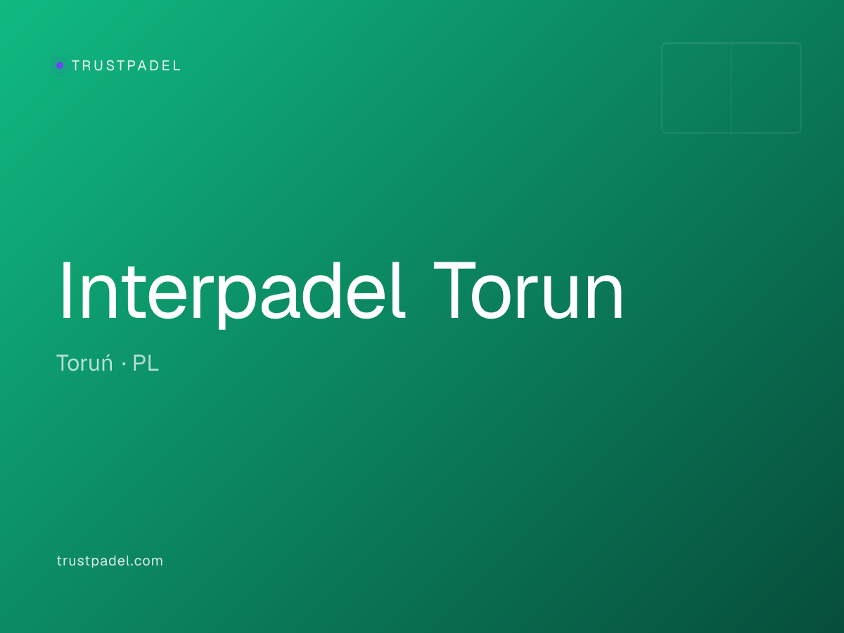 Interpadel Torun padel club