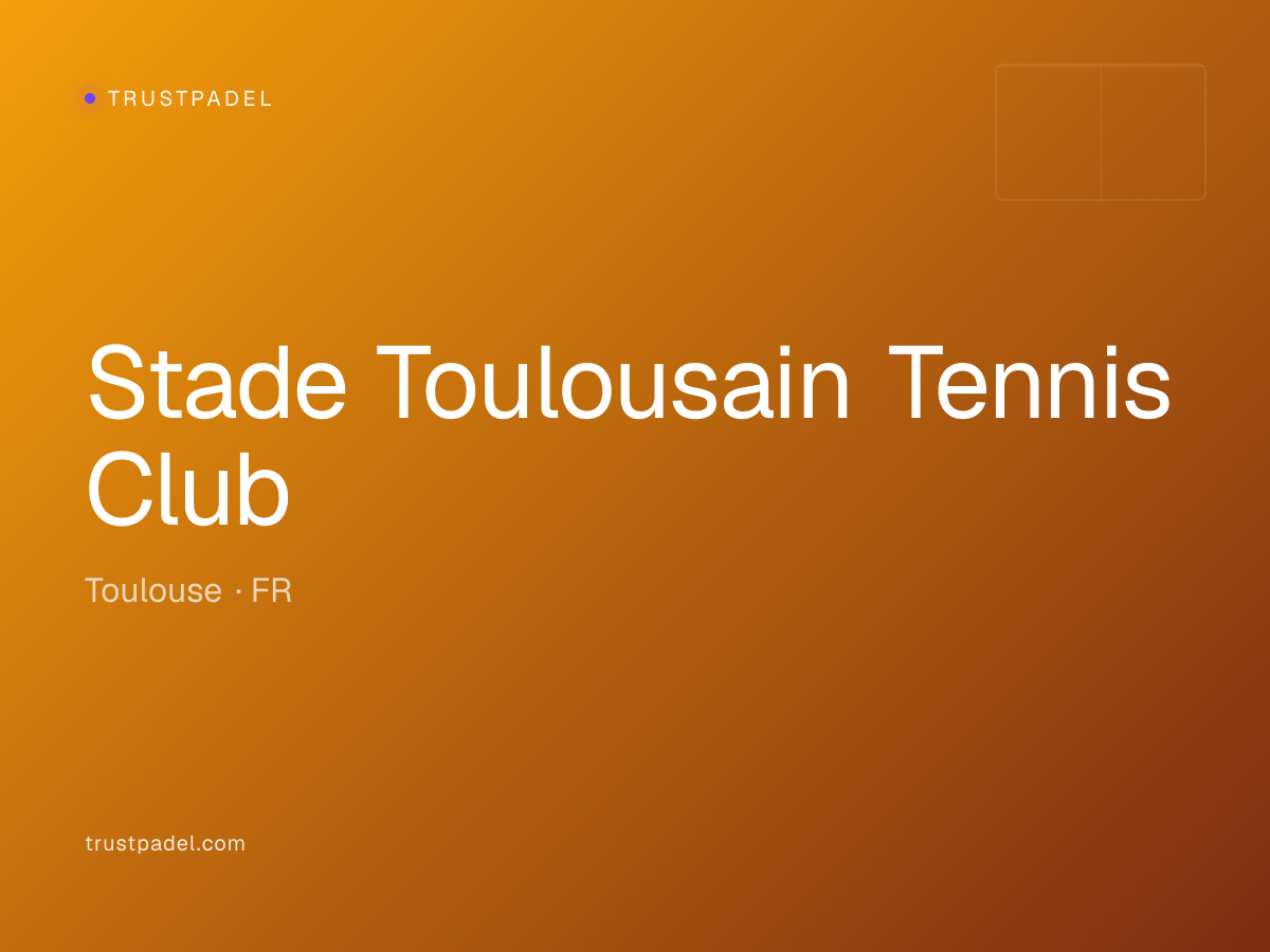 Stade Toulousain Tennis Club padel club