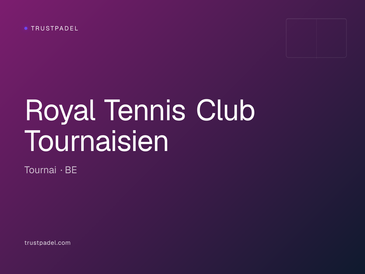 Royal Tennis Club Tournaisien padel club