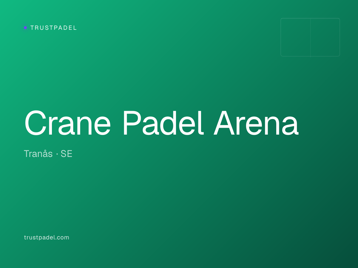Crane Padel Arena padel club