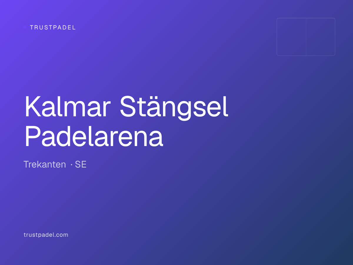Kalmar Stängsel Padelarena padel club