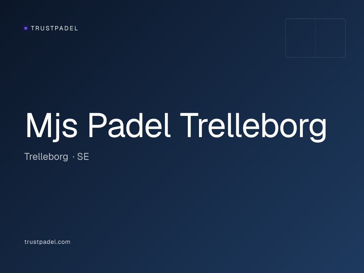 Mjs Padel Trelleborg padel club
