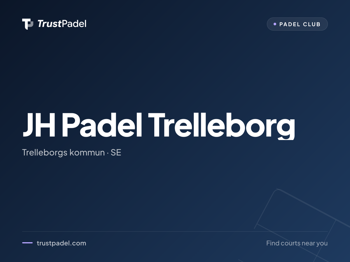 JH Padel Trelleborg padel club