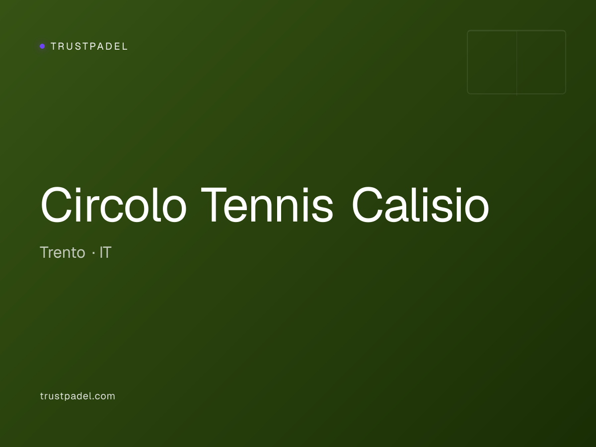 Circolo Tennis Calisio padel club