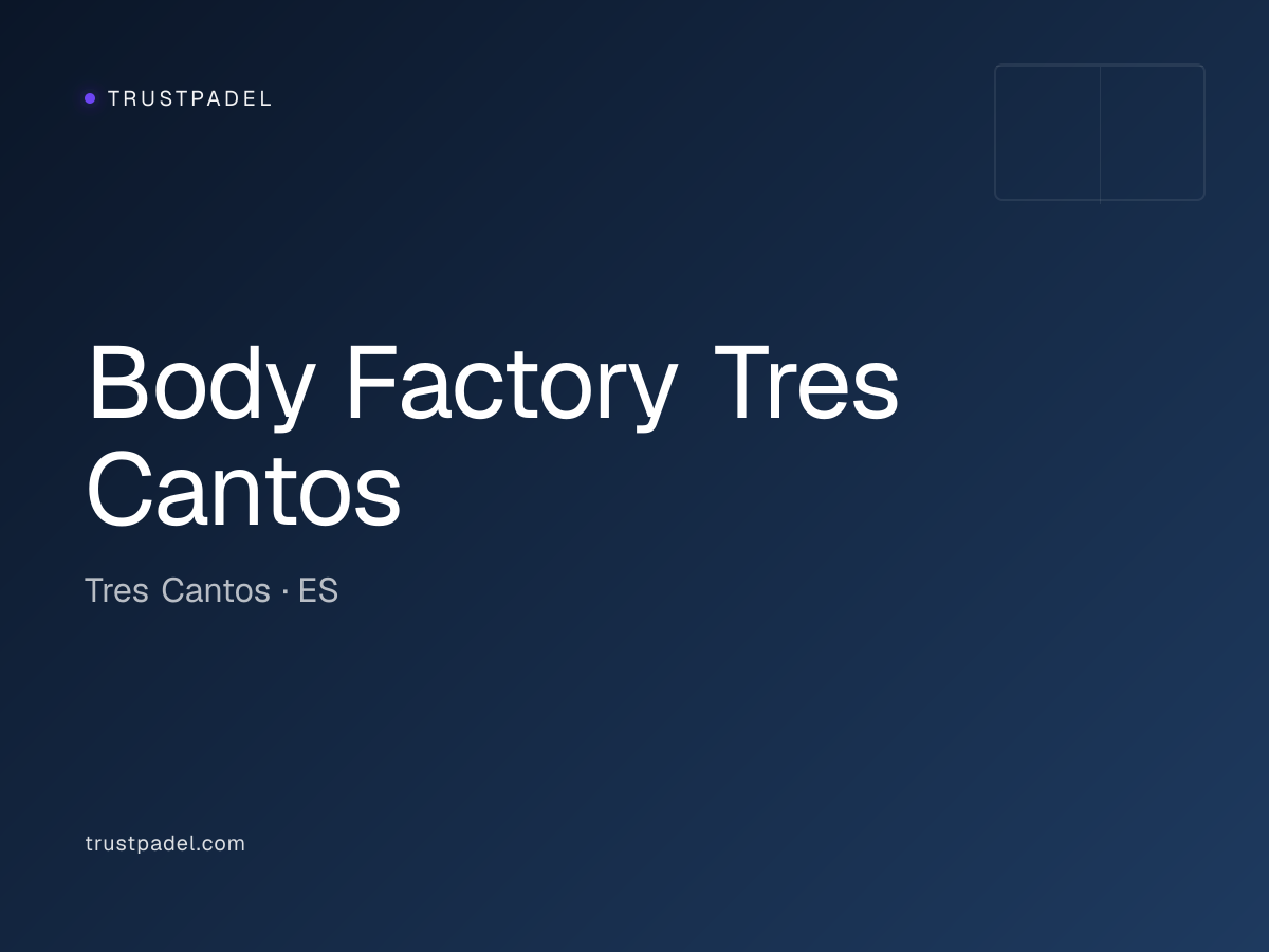 Body Factory Tres Cantos padel club