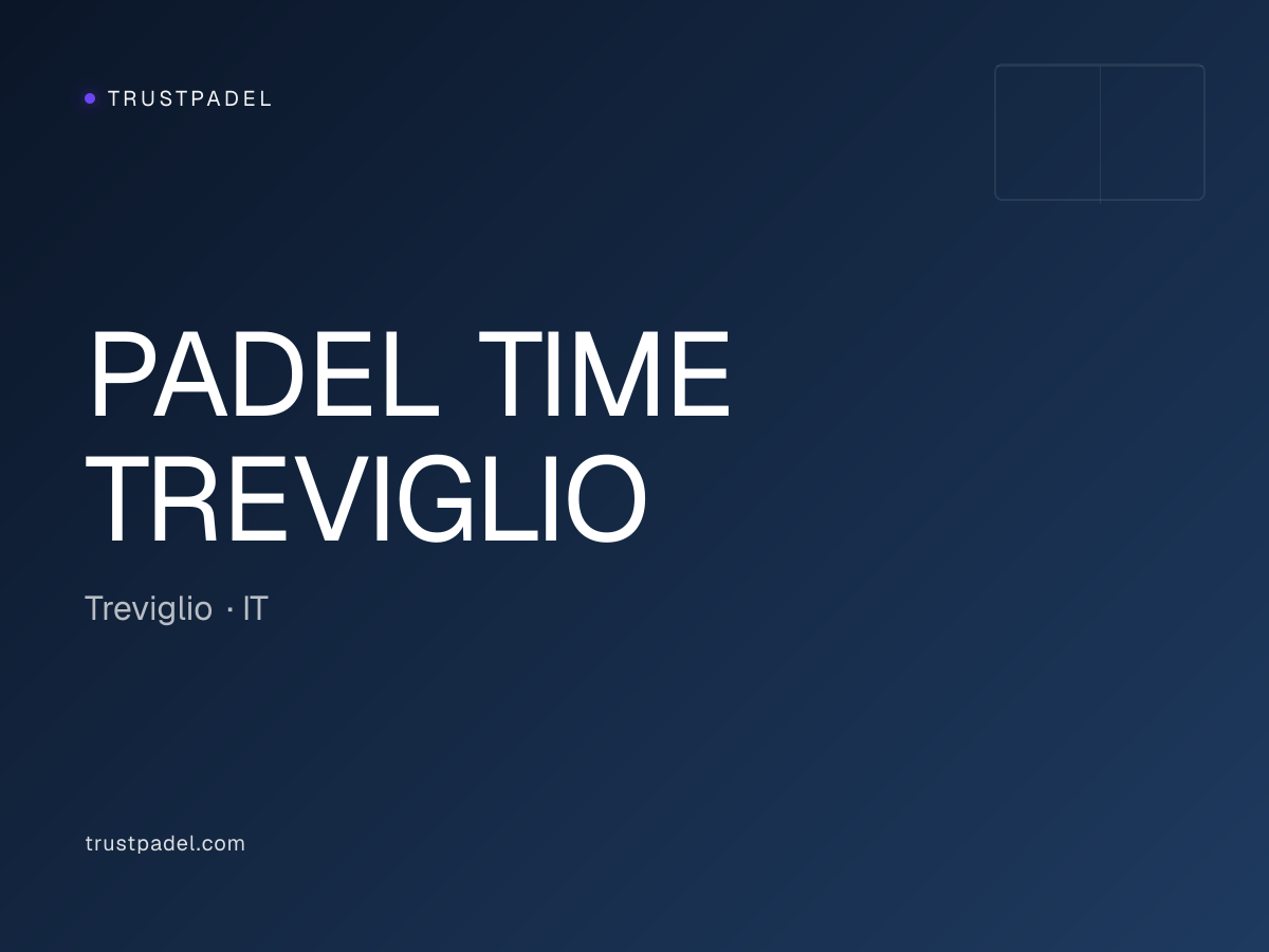 PADEL TIME TREVIGLIO padel club