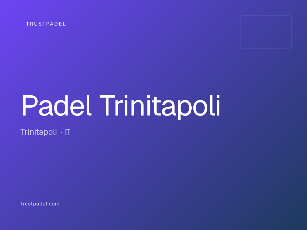 Padel Trinitapoli padel club
