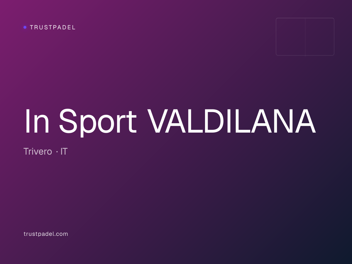 In Sport VALDILANA padel club
