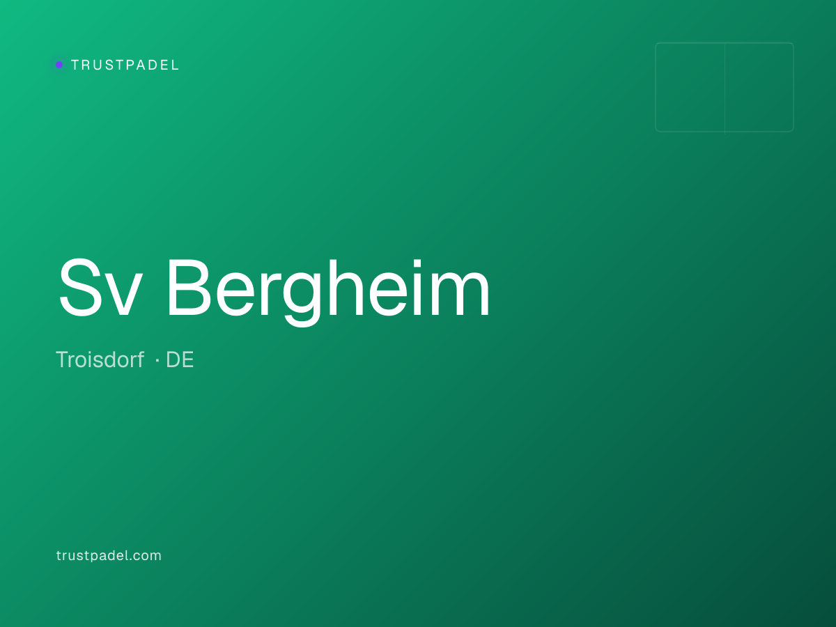 Sv Bergheim padel club