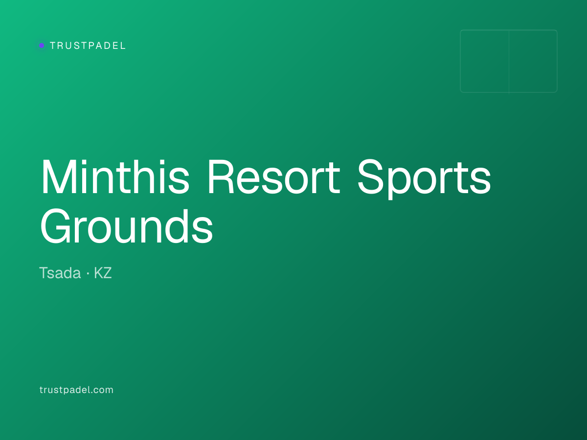 Minthis Resort Sports Grounds padel club