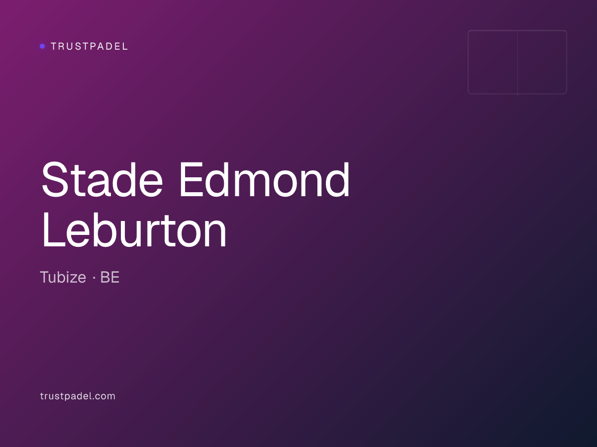 Stade Edmond Leburton padel club