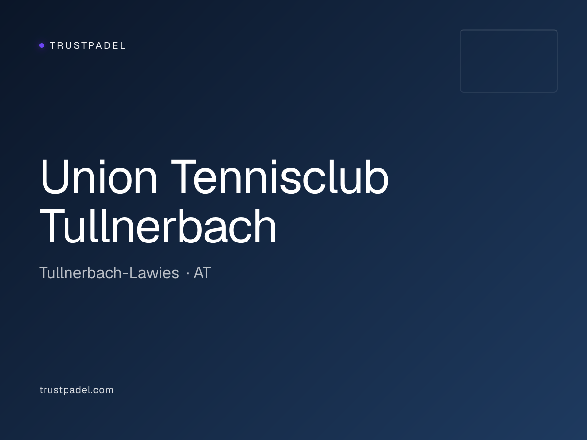 Union Tennisclub Tullnerbach padel club