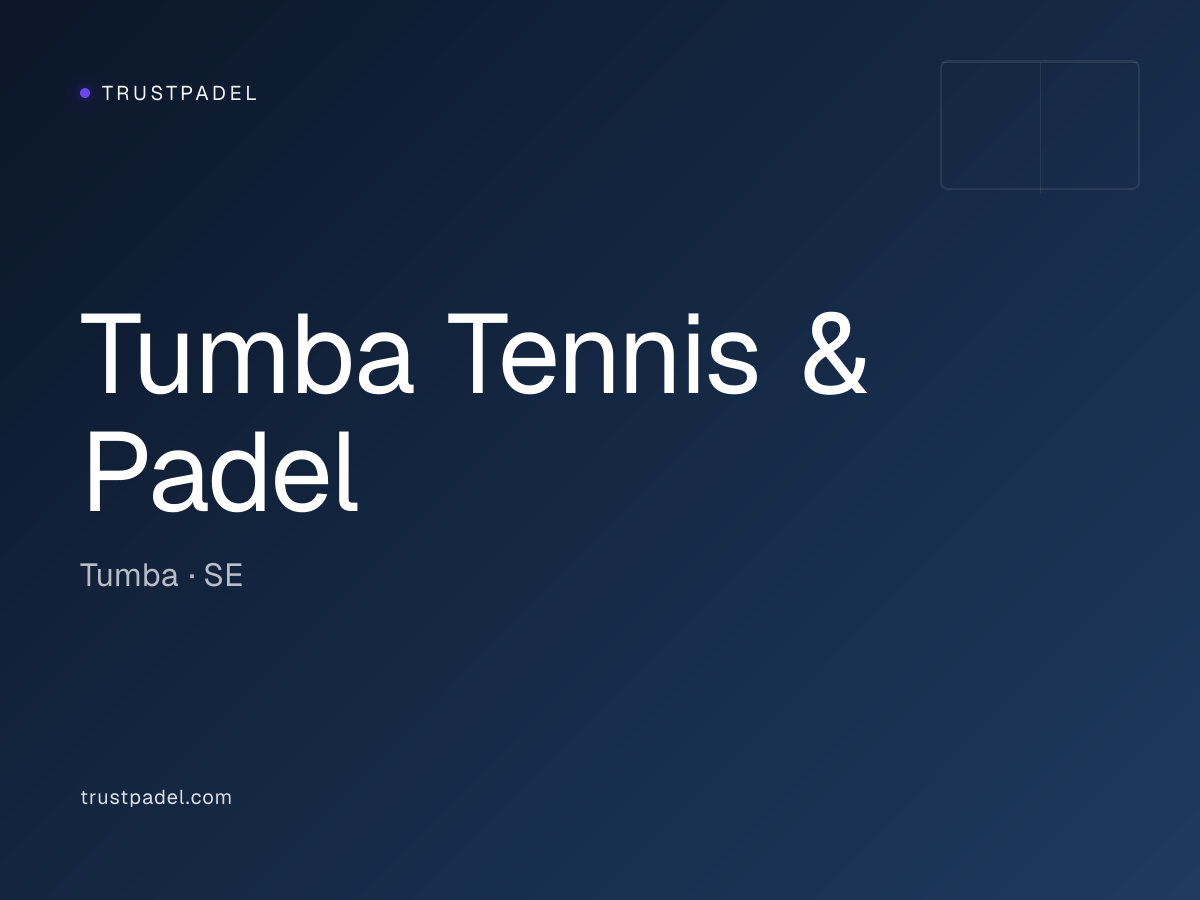 Tumba Tennis & Padel padel club