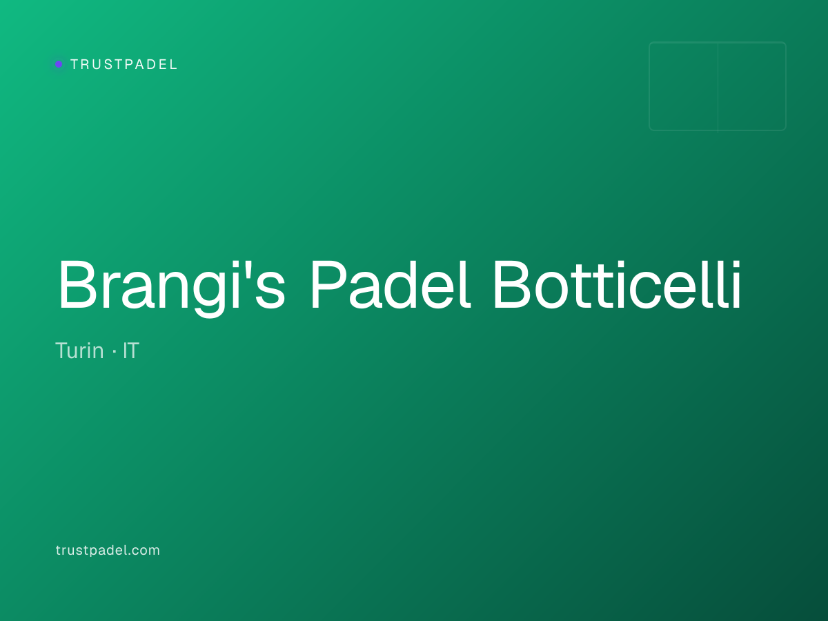 Brangi's Padel Botticelli padel club