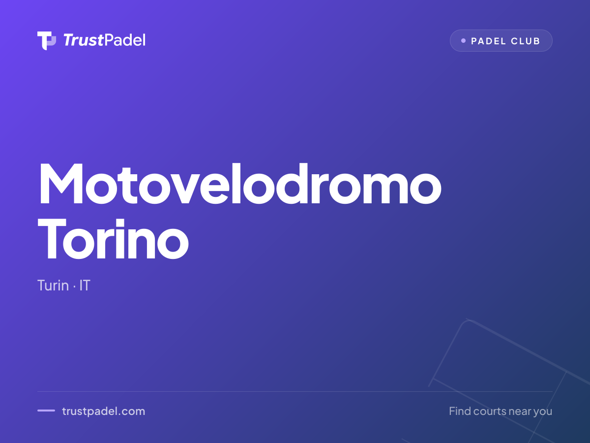 Motovelodromo Torino padel club