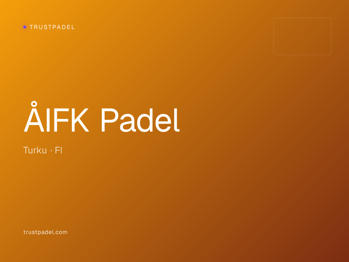 ÅIFK Padel padel club