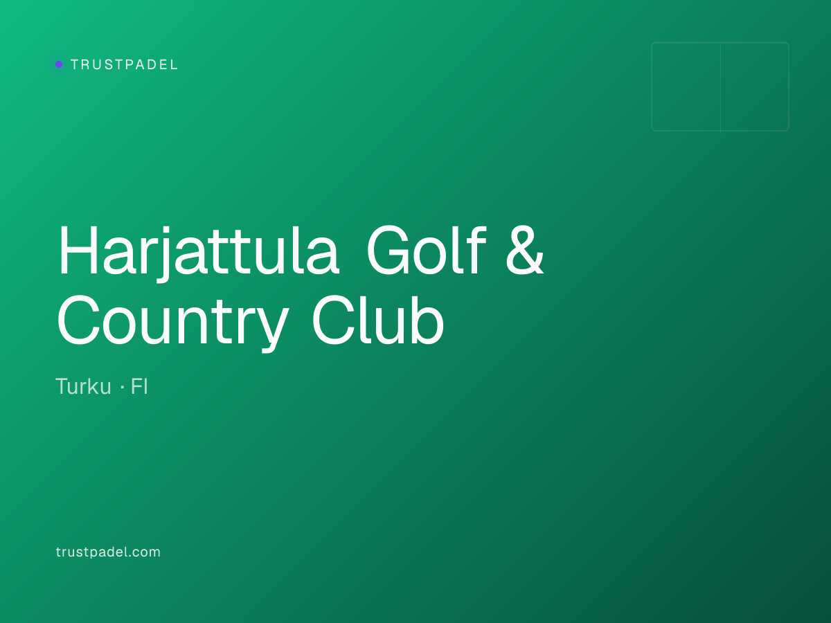 Harjattula Golf & Country Club padel club