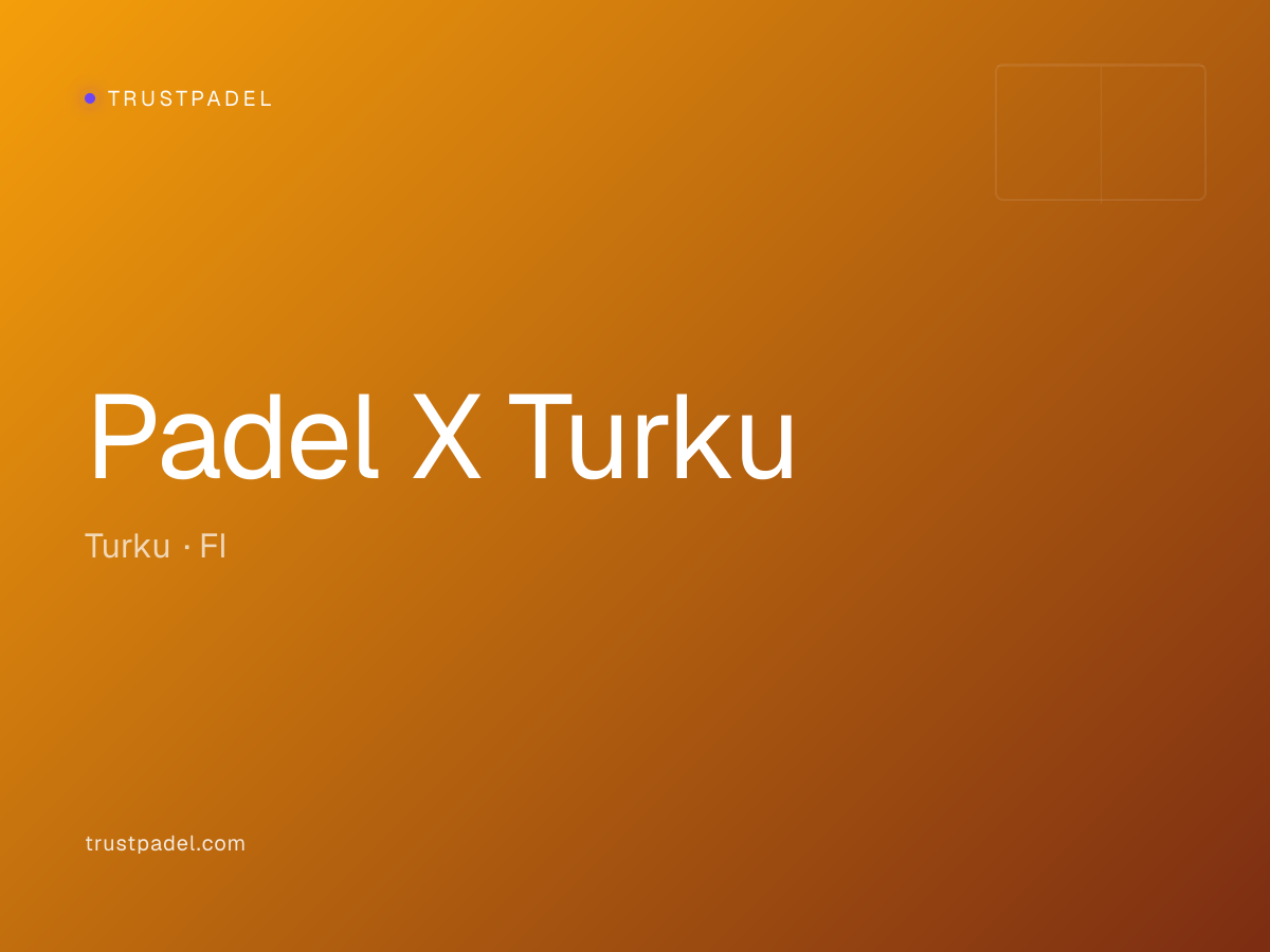 Padel X Turku padel club