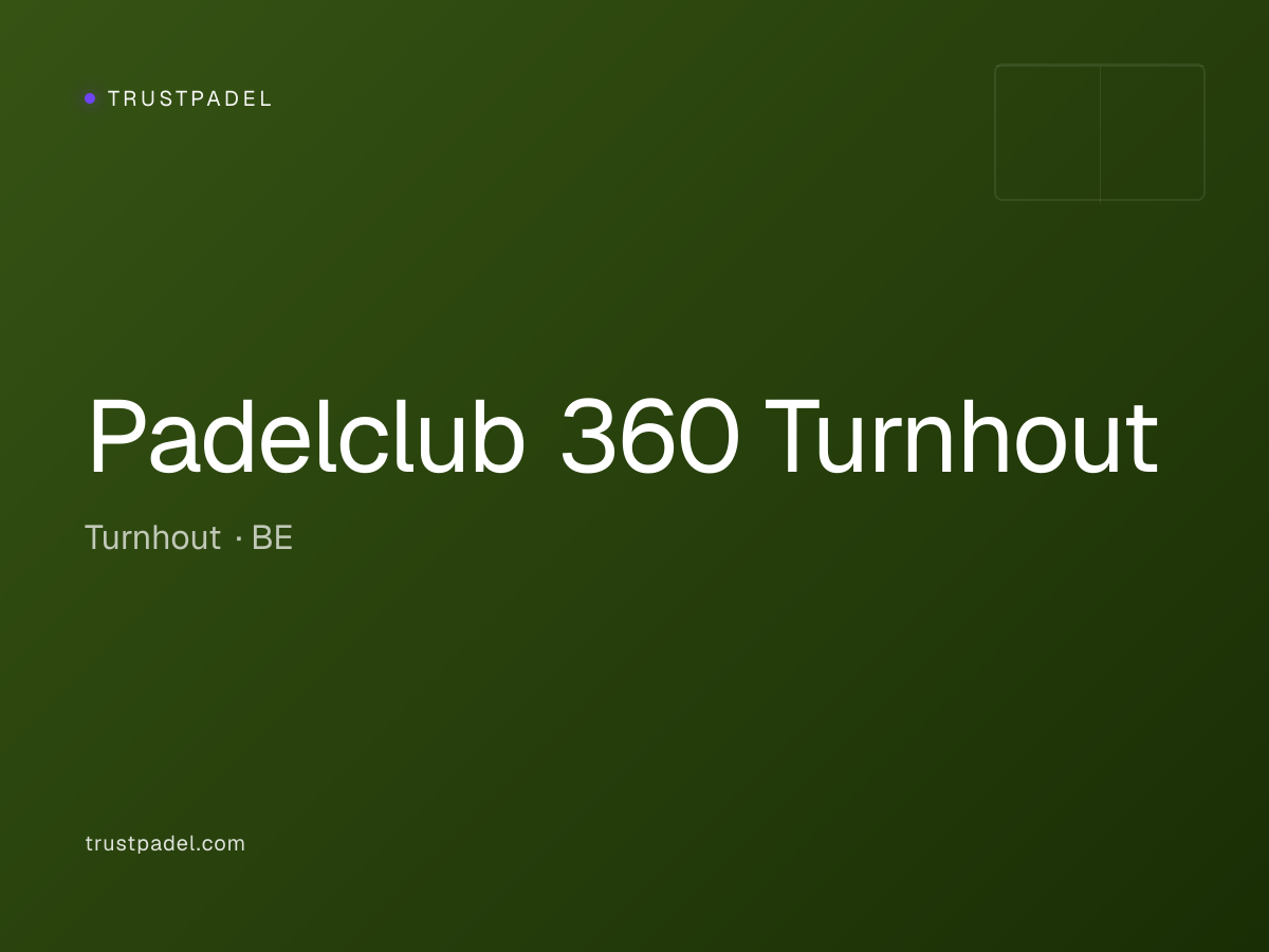 Padelclub 360 Turnhout padel club