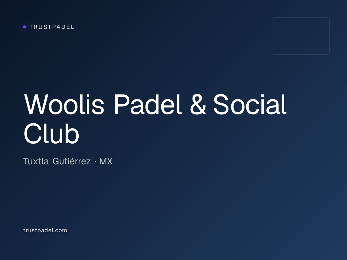 Woolis Padel & Social Club padel club