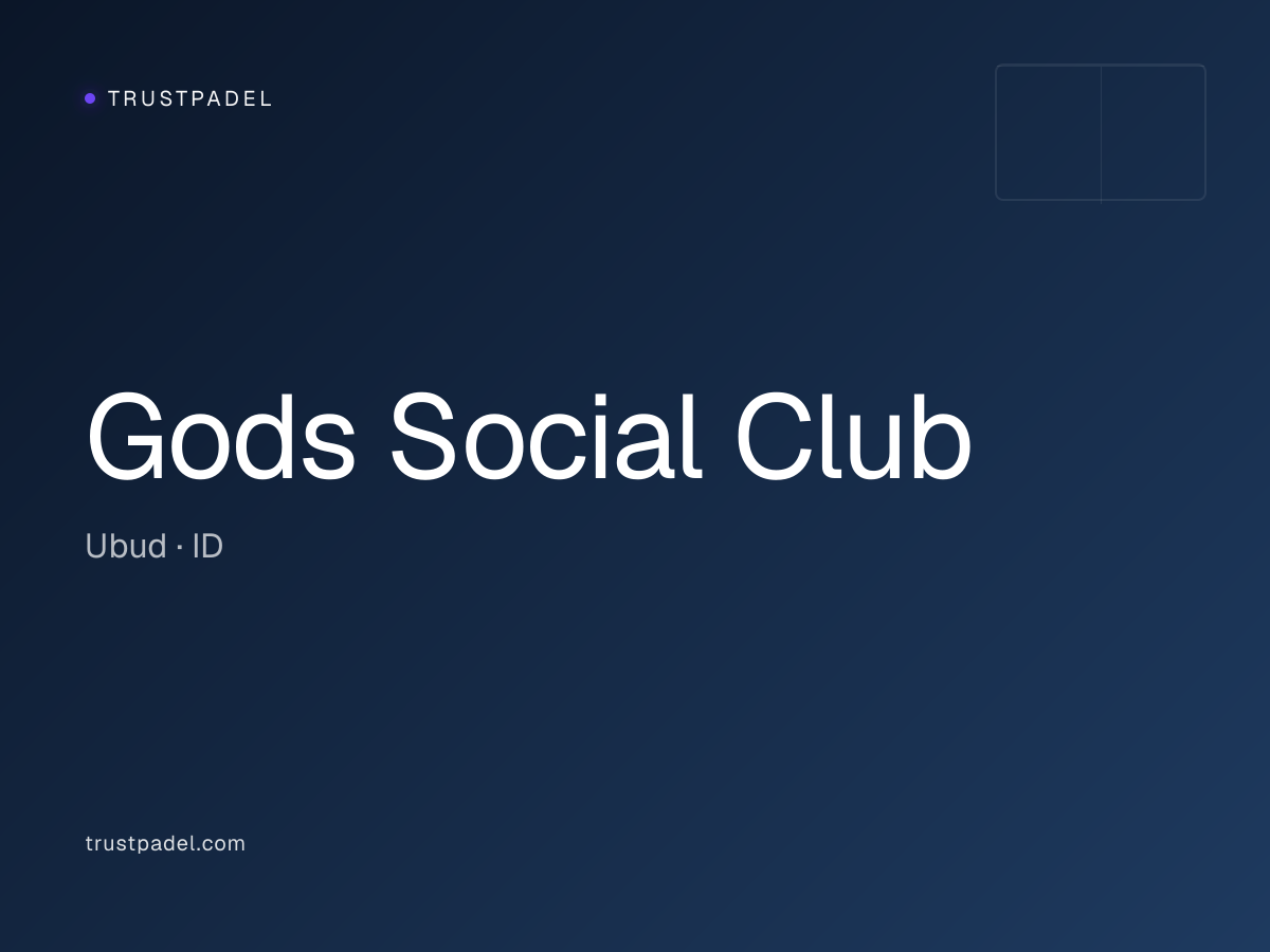 Gods Social Club padel club