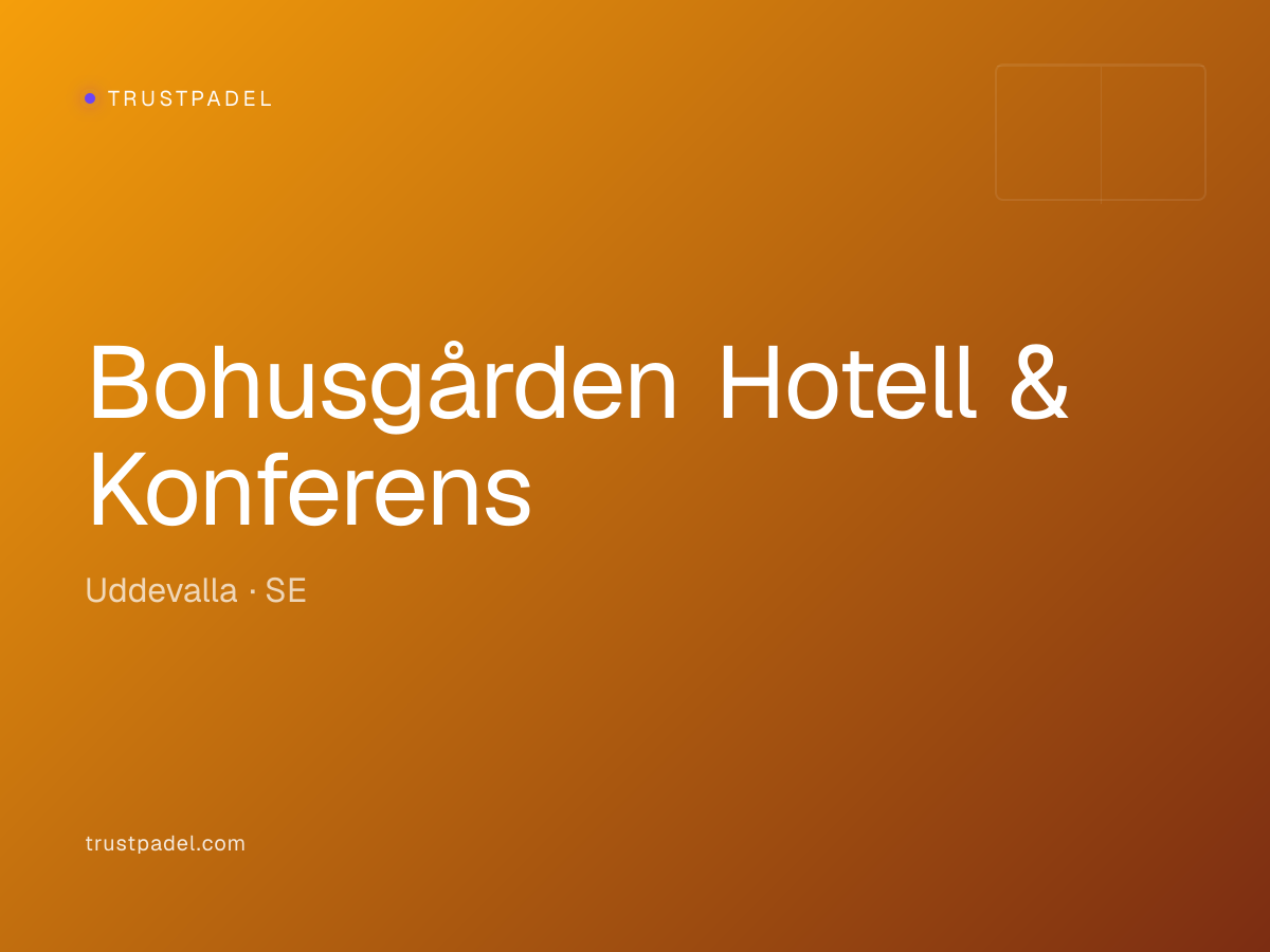 Bohusgården Hotell & Konferens padel club
