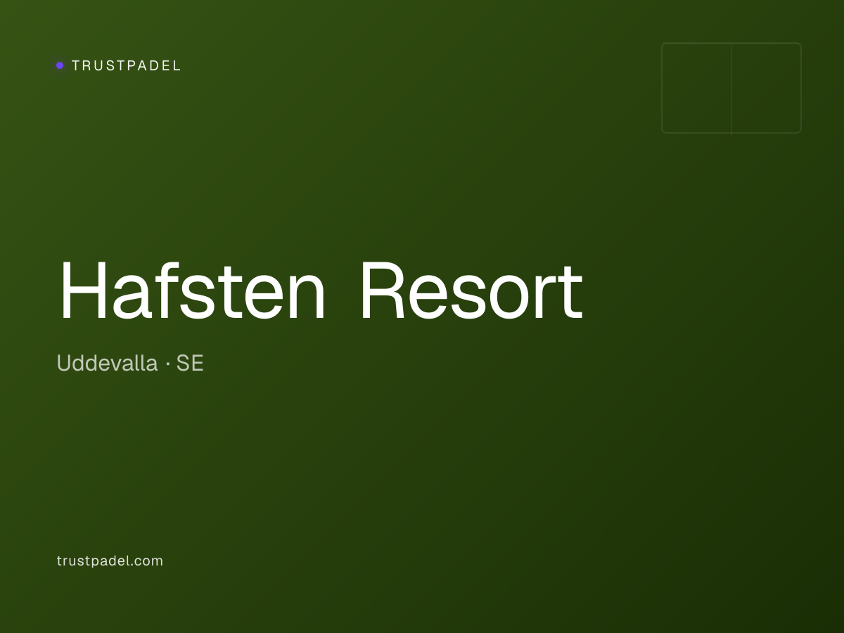 Hafsten Resort padel club