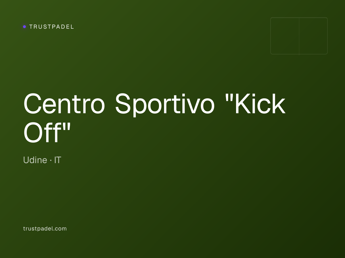Centro Sportivo "Kick Off" padel club