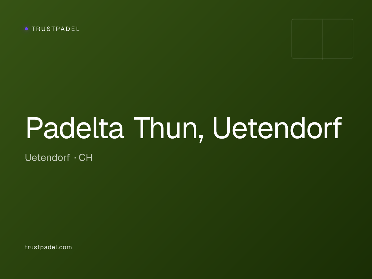 Padelta Thun, Uetendorf padel club