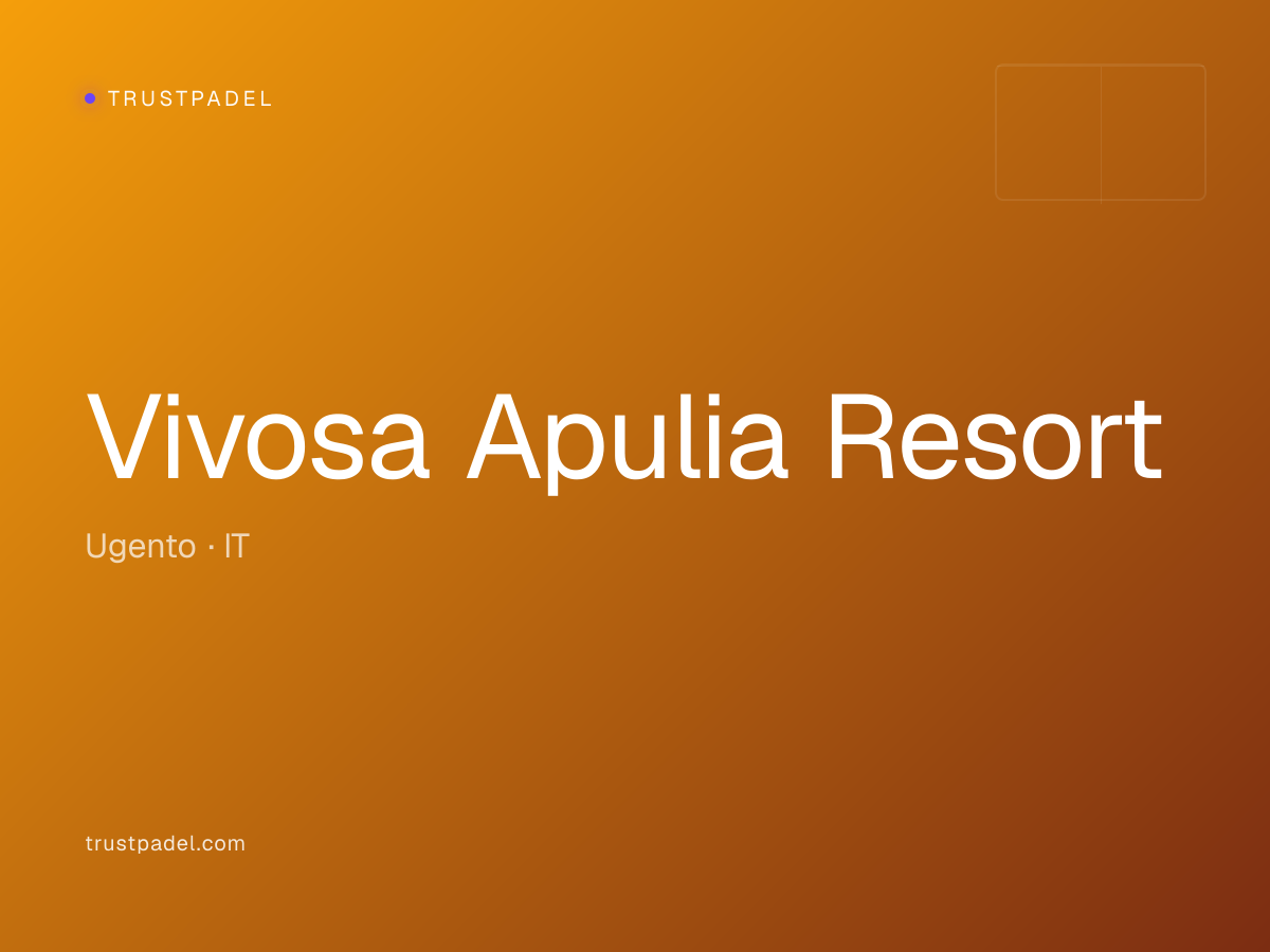 Vivosa Apulia Resort padel club