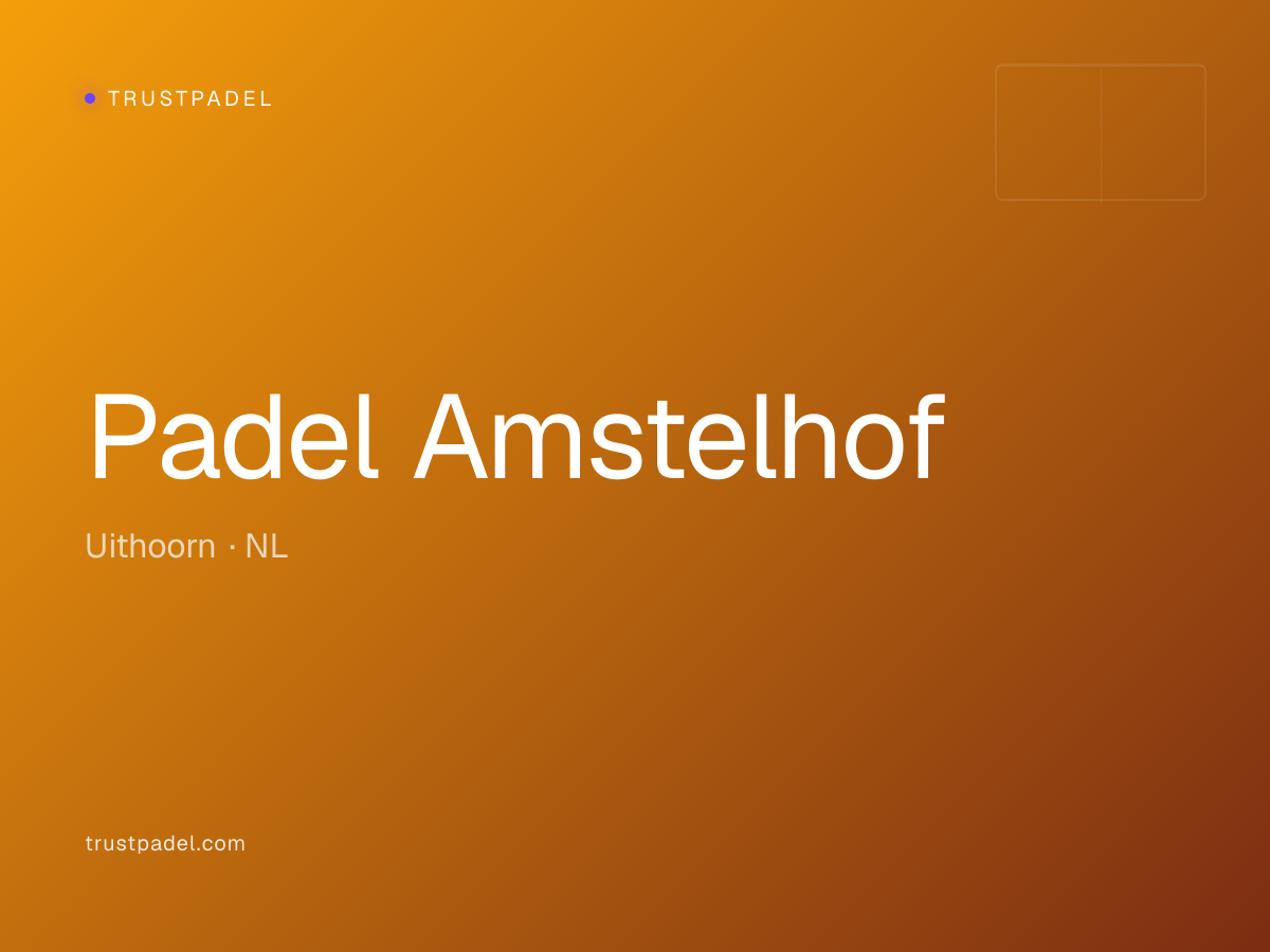 Padel Amstelhof padel club