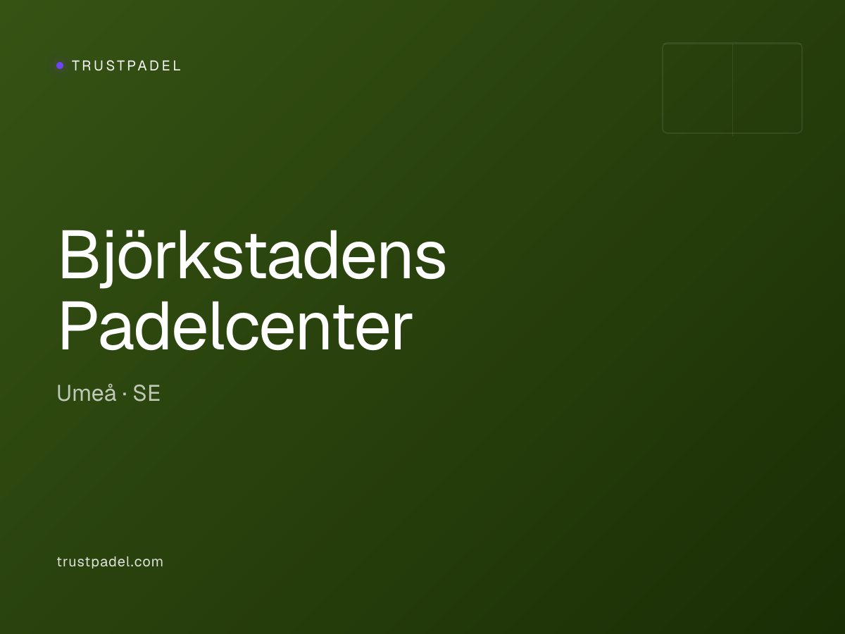 Björkstadens Padelcenter padel club