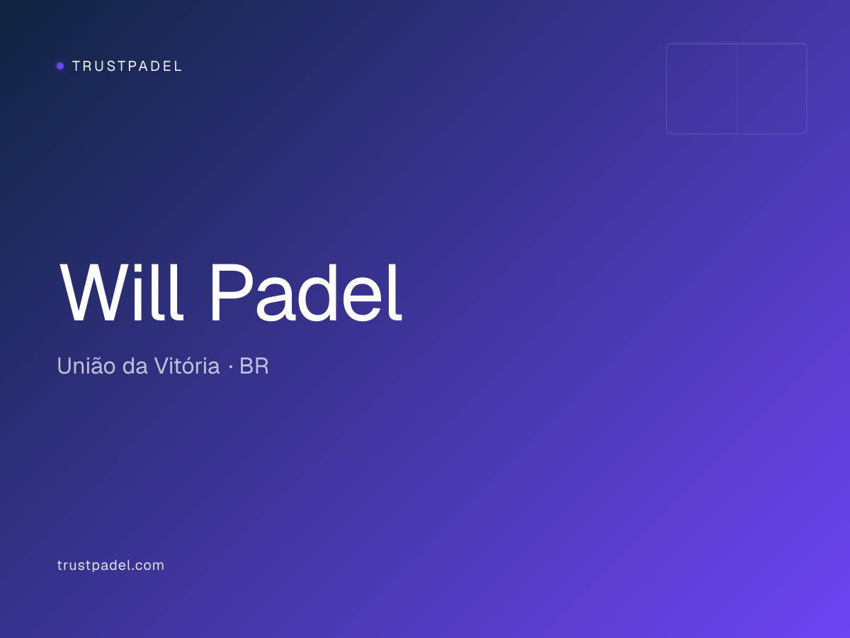 Will Padel padel club
