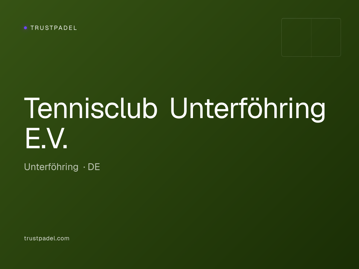 Tennisclub Unterföhring E.V. padel club