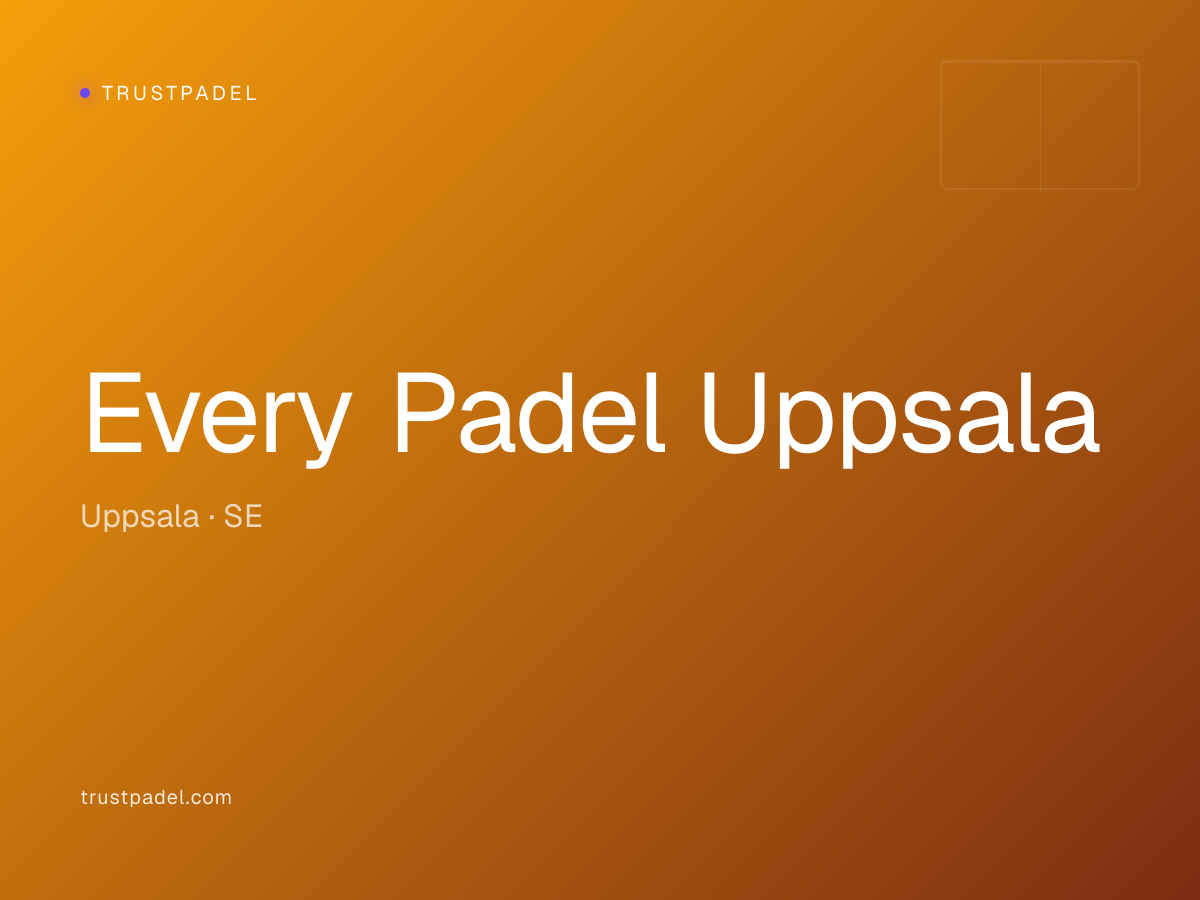 Every Padel Uppsala padel club