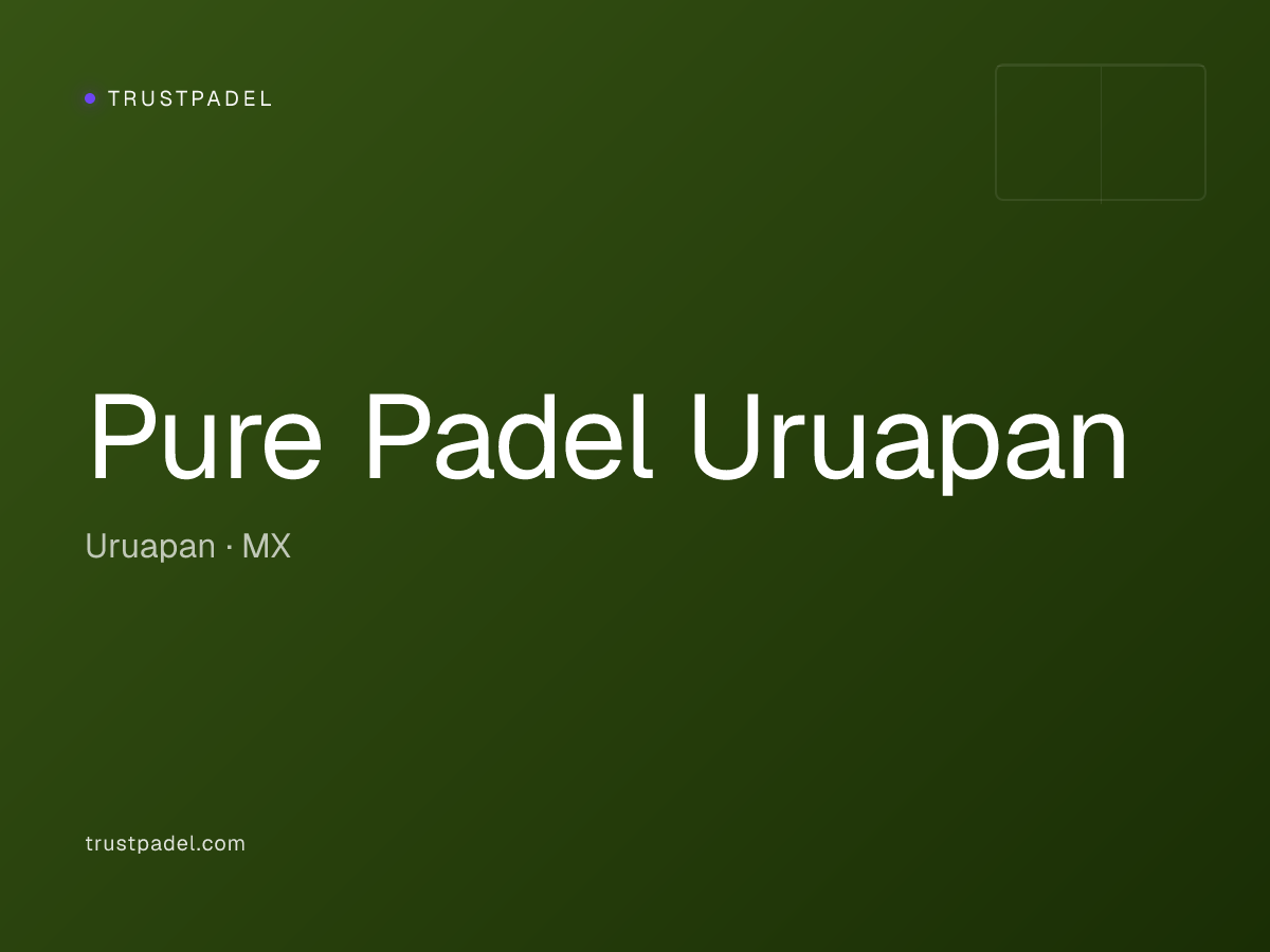 Pure Padel Uruapan padel club