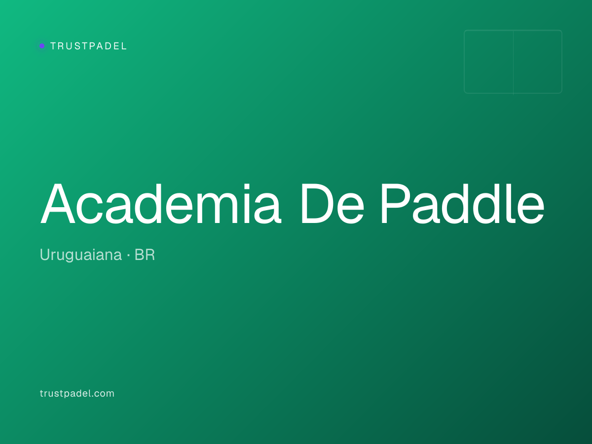 Academia De Paddle padel club