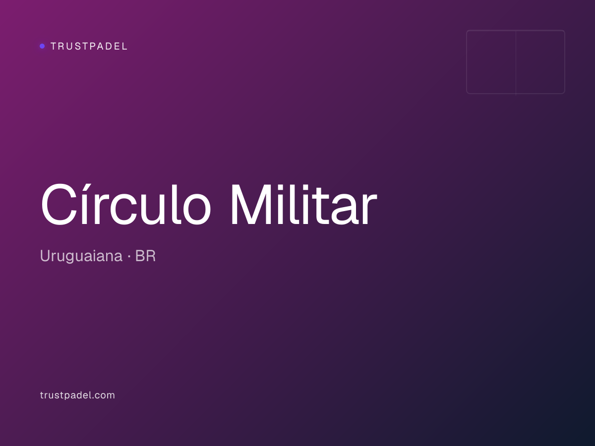 Círculo Militar padel club