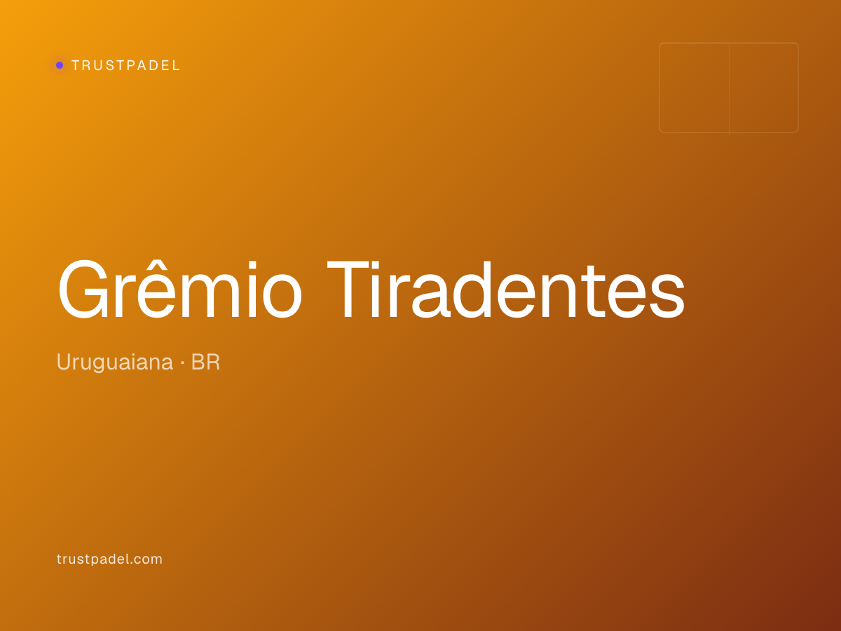 Grêmio Tiradentes padel club