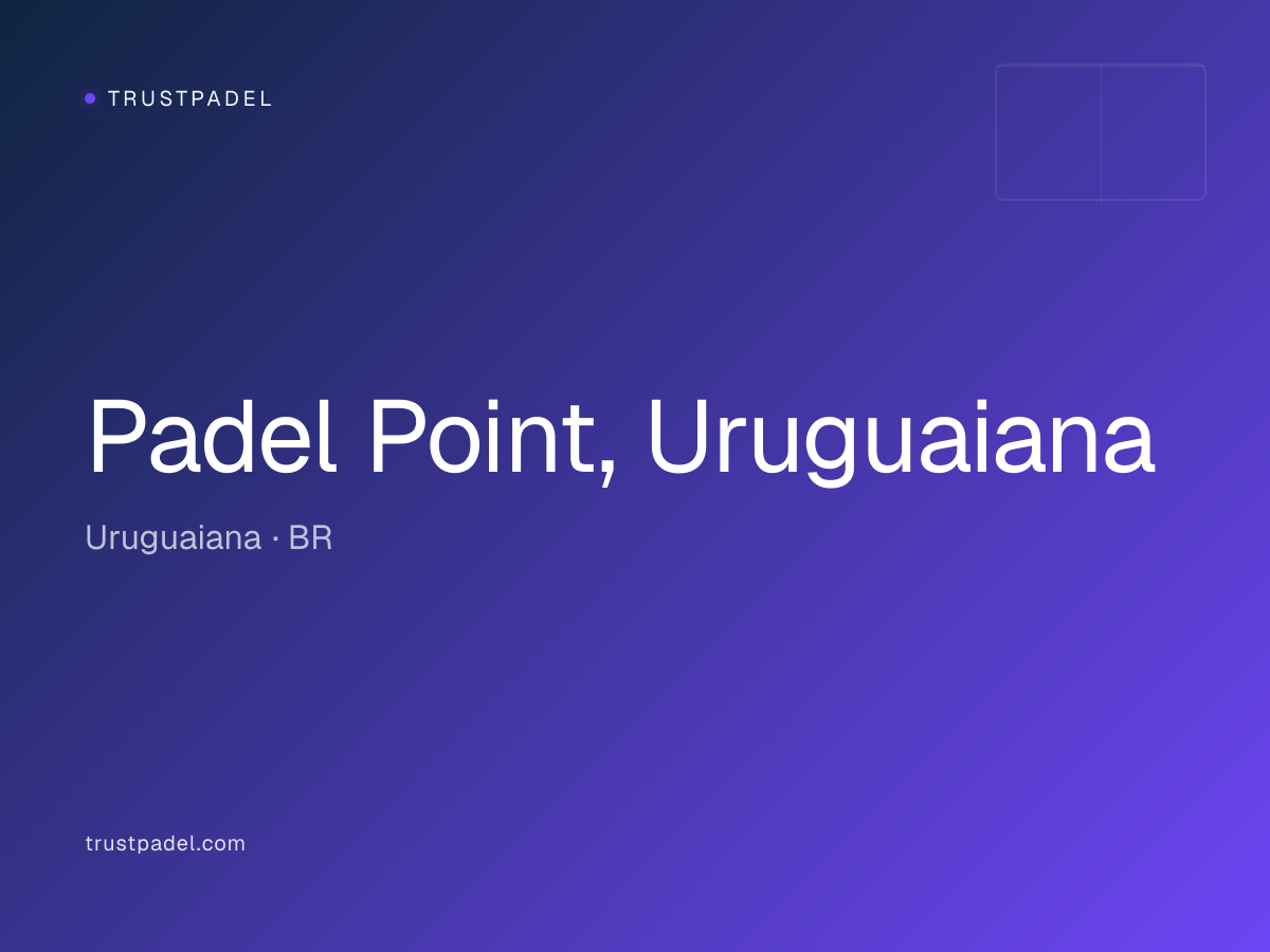 Padel Point, Uruguaiana padel club