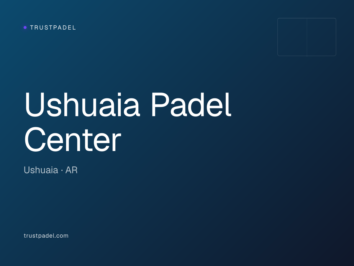 Ushuaia Padel Center padel club