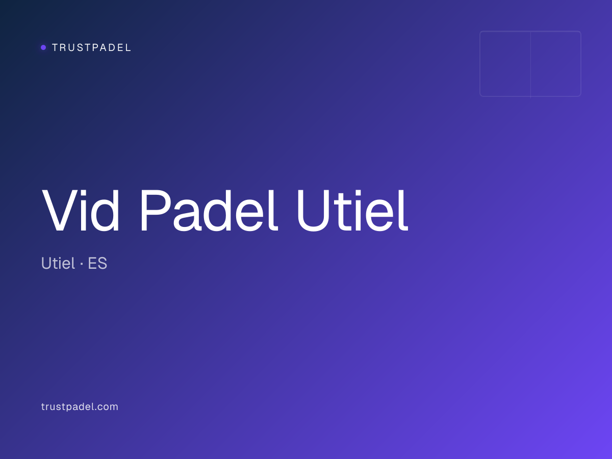 Vid Padel Utiel padel club